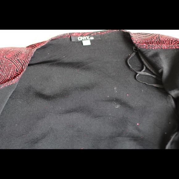 SALE!! Sparkly Red Camisole w/Matching Jacket!! - Picture 6 of 8